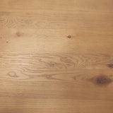 Mercana Suvan 84L Light Brown Rectangular Oak Wood Dining Table