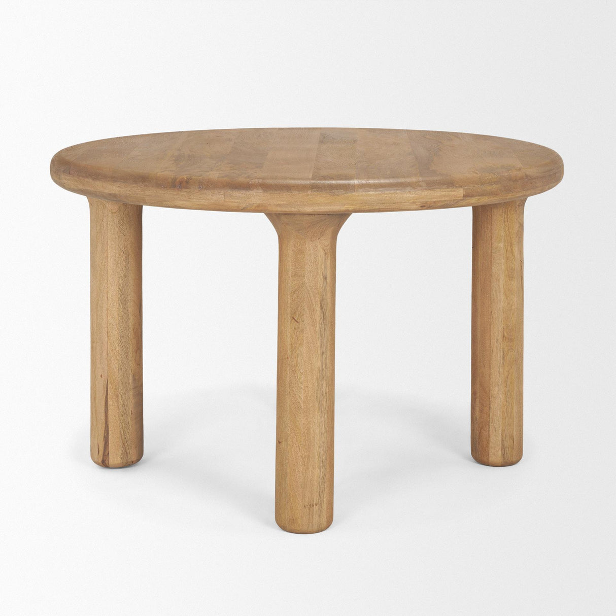 Mercana Soma 48" Light Brown Acacia Wood Round Dining Table