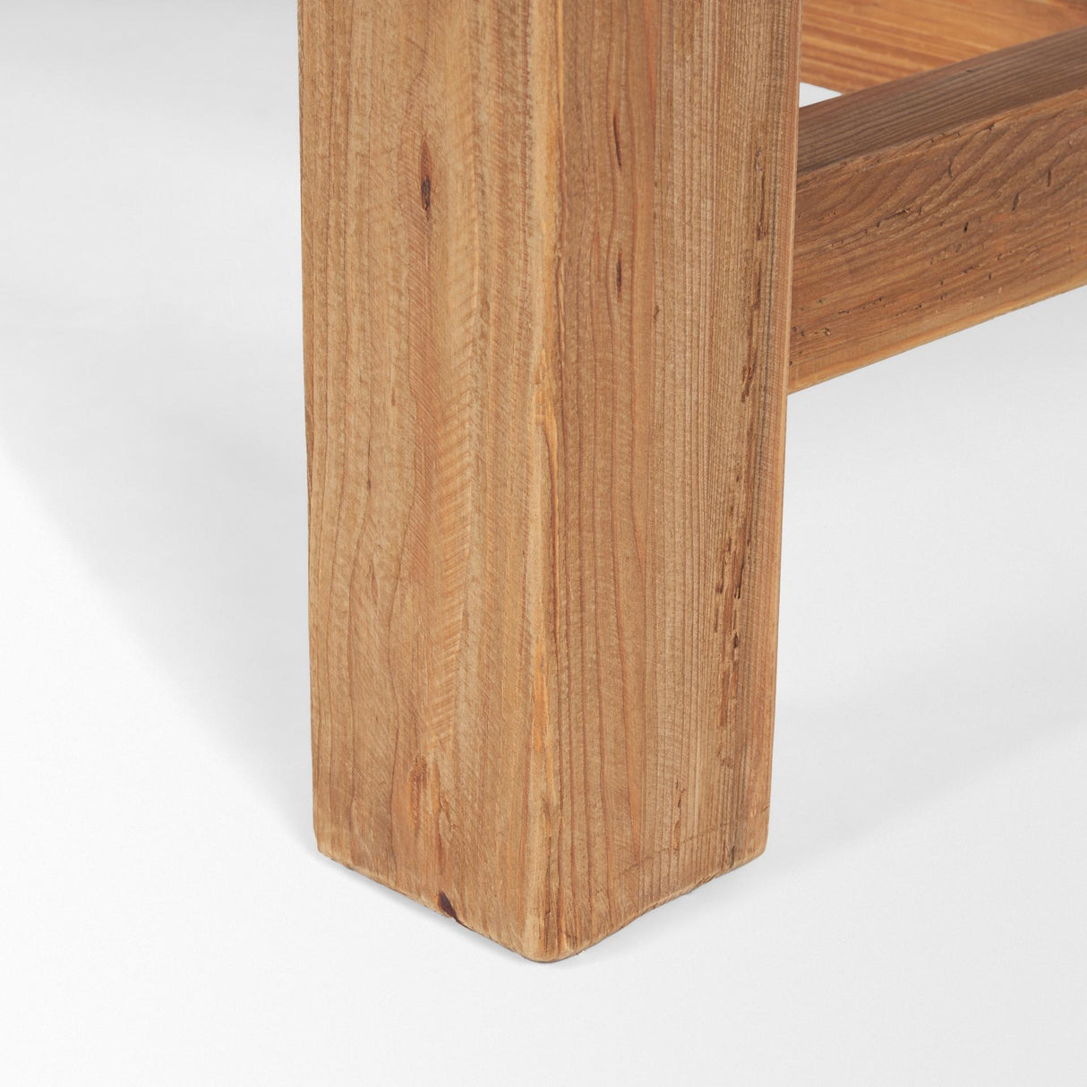 Mercana Stetson 94.5" Rectangular Natural Brown Wood Dining Table
