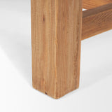 Mercana Stetson 94.5" Rectangular Natural Brown Wood Dining Table