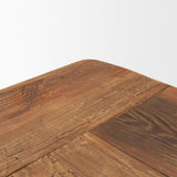 Mercana Stetson 94.5" Rectangular Natural Brown Wood Dining Table