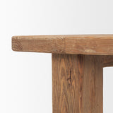 Mercana Stetson 84" Rectangular Natural Brown Wood Dining Table
