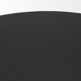 Mercana Tucson Natural Wood w/ Round Black Oak Top Coffee Table