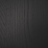 Mercana Tucson Natural Wood w/ Round Black Oak Top Side Table