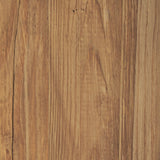 Mercana Tucson Natural Wood w/ Round Black Oak Top Side Table