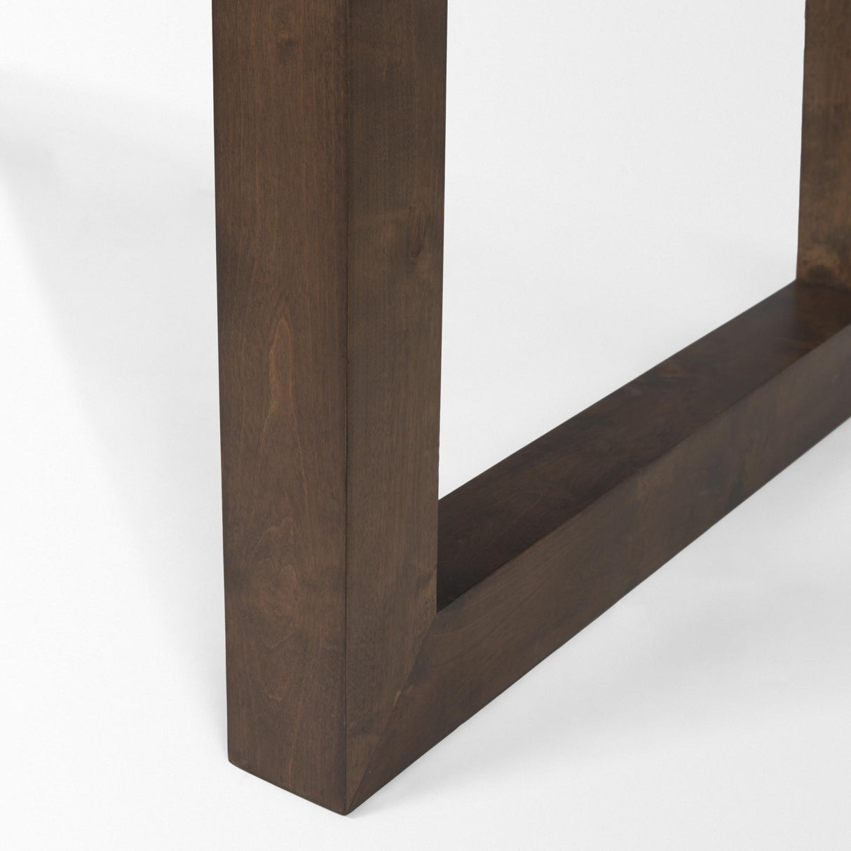 Mercana Takota Dark Brown Rectangular Oak Wood w/ Birch Wood Legs Extendable Dining Table
