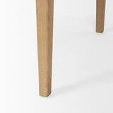 Mercana Tino Light Brown Oak Wood w/ 4 Drawers Desk