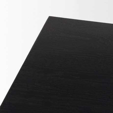 Mercana Tabor Natural Wood w/ Black Oak Waterfall Coffee Table