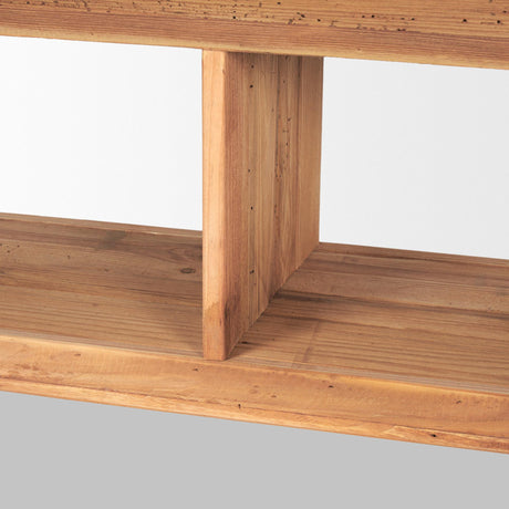 Mercana Tabor Natural Wood w/ Black Oak Waterwall Media Console