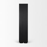 Mercana Tabor Natural Wood w/ Black Oak Frame Bookcase