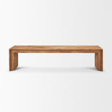 Mercana Tahira Rectangular Recycled Wooden Bench