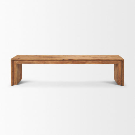 Mercana Tahira Rectangular Recycled Wooden Bench