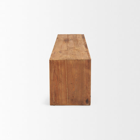Mercana Tahira Rectangular Recycled Wooden Bench