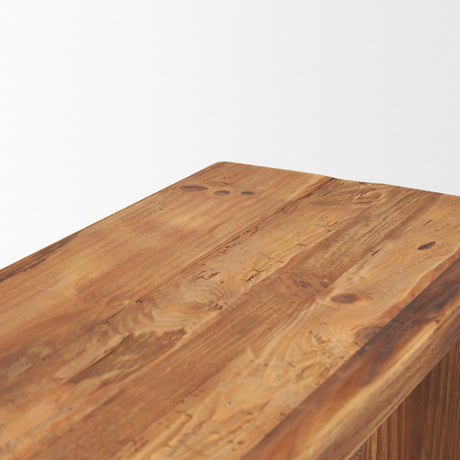 Mercana Tahira Rectangular Recycled Wooden Bench