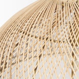 Mercana Thad 1-Light Natural Woven Rattan Dome Pendant