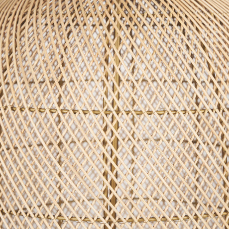 Mercana Thad 4-Light Natural Woven Rattan Foyer Chandelier