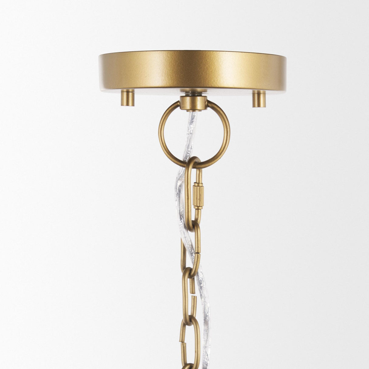 Mercana Thad 4-Light Natural Woven Rattan Dome Chandelier