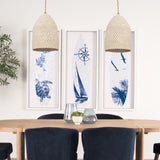 Mercana Tosha 1-Light Cotton Rope Bell Pendant