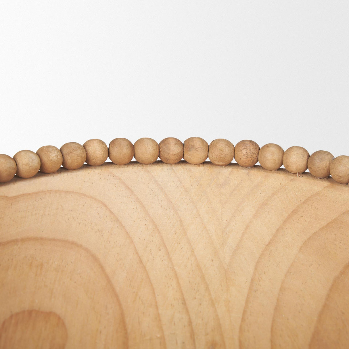 Mercana Wendell Light Brown Wood w/ Wood Bead Round Bowls