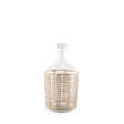 Mercana Troian Medium Rattan Wrapped Glass Bottle