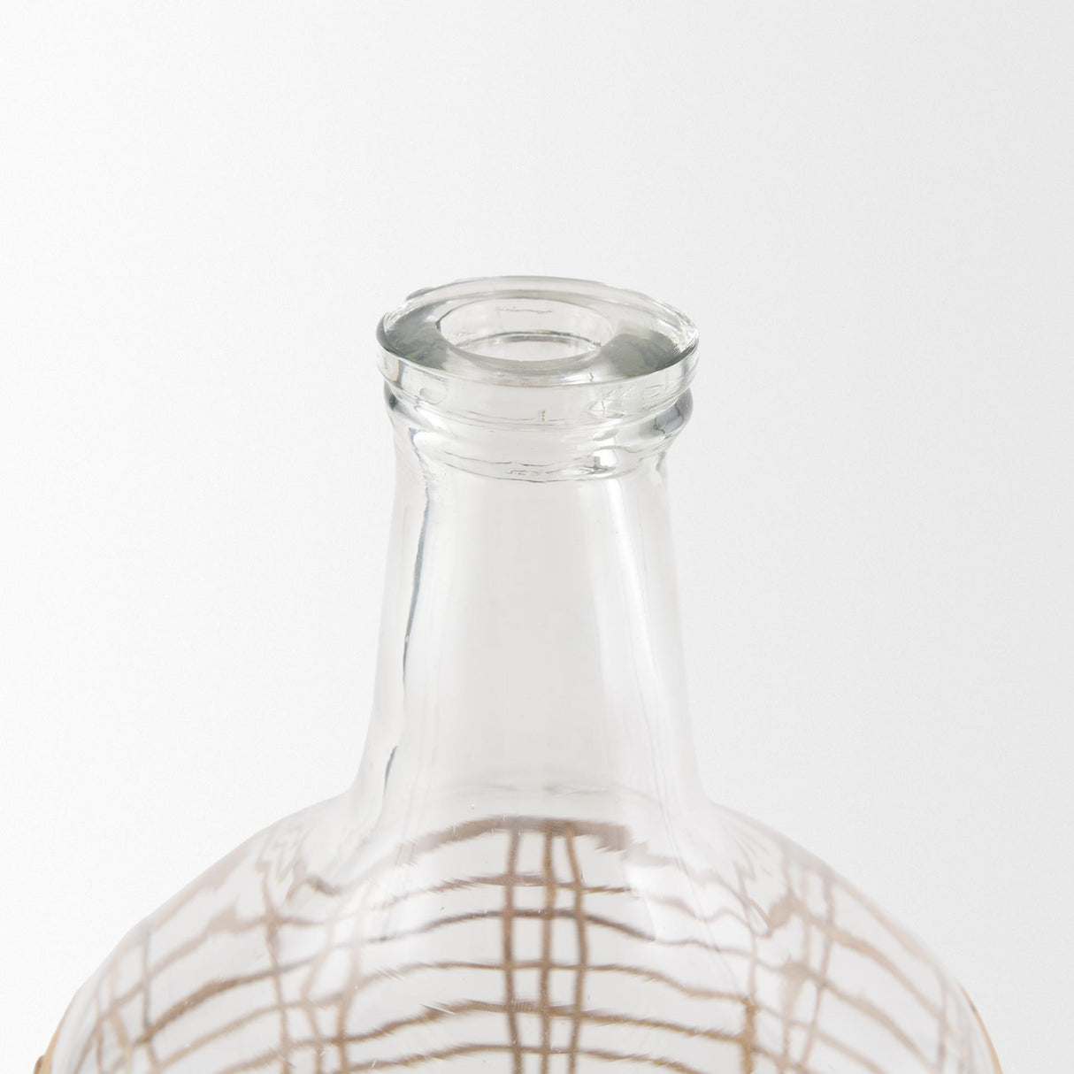 Mercana Troian Medium Rattan Wrapped Glass Bottle