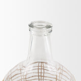 Mercana Troian Medium Rattan Wrapped Glass Bottle