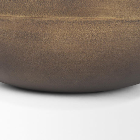 Mercana Tomiko Decorative Brass Finished Cast Aluminum Round Bowls