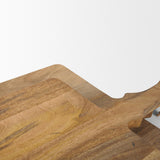Mercana Khana Natural Solid Wood Square Serving Boards