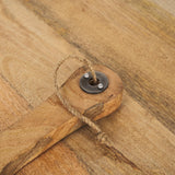 Mercana Khana Natural Solid Wood Square Serving Boards