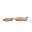Mercana Karana Natural Solid Wood Round Serving Boards
