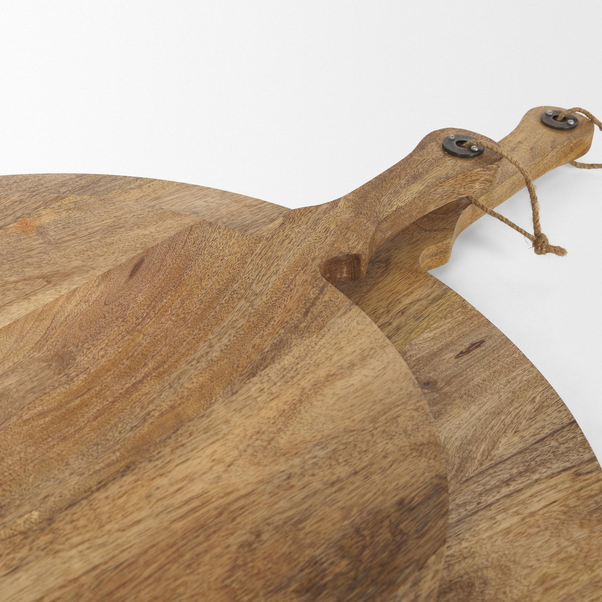 Mercana Karana Natural Solid Wood Round Serving Boards