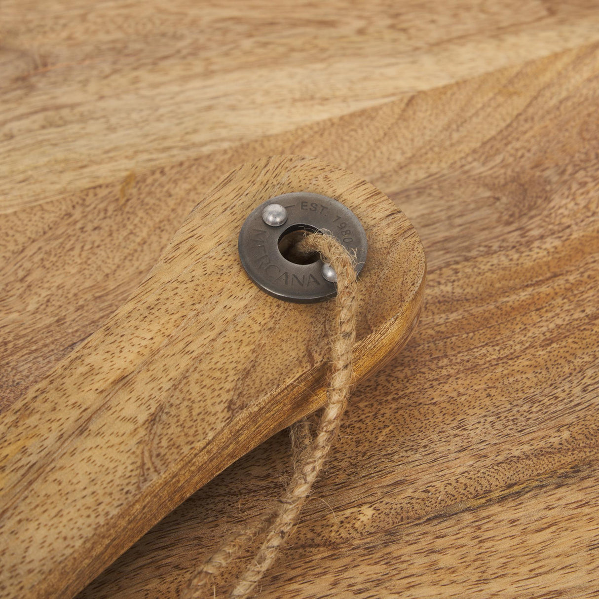 Mercana Karana Natural Solid Wood Round Serving Boards