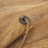 Mercana Karana Natural Solid Wood Round Serving Boards