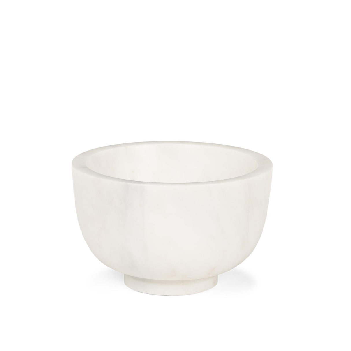 Mercana Katora Small Premium Solid White Marble Bowl