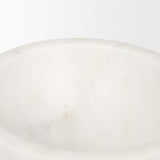 Mercana Katora Small Premium Solid White Marble Bowl
