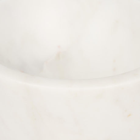 Mercana Katora Small Premium Solid White Marble Bowl