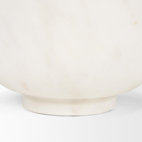 Mercana Katora Small Premium Solid White Marble Bowl
