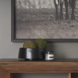 Mercana Kadara Black Solid Wood Decorative Bowl