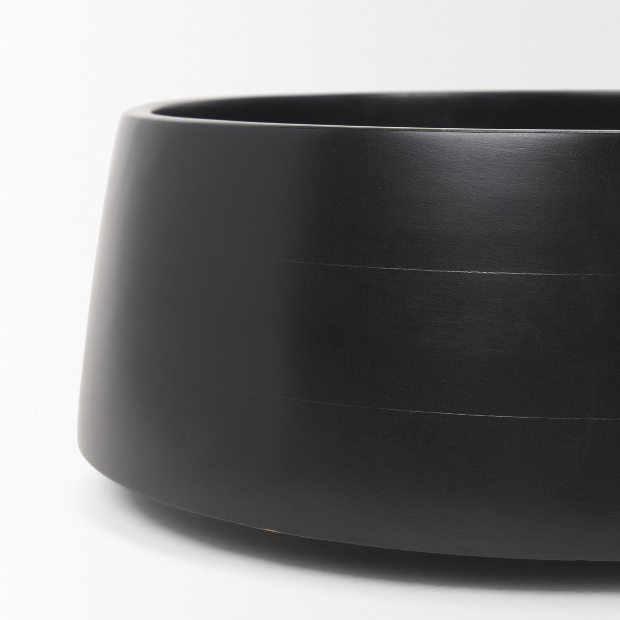 Mercana Kadara Black Solid Wood Decorative Bowl