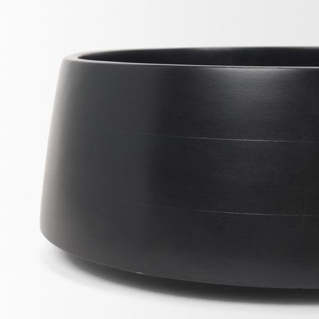 Mercana Kadara Black Solid Wood Decorative Bowl