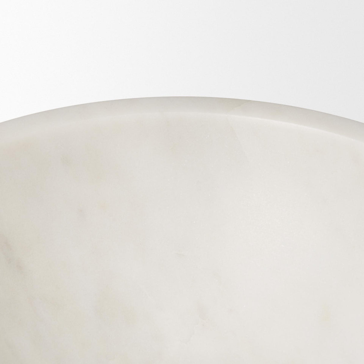 Mercana Katora Large Premium Solid White Marble Bowl