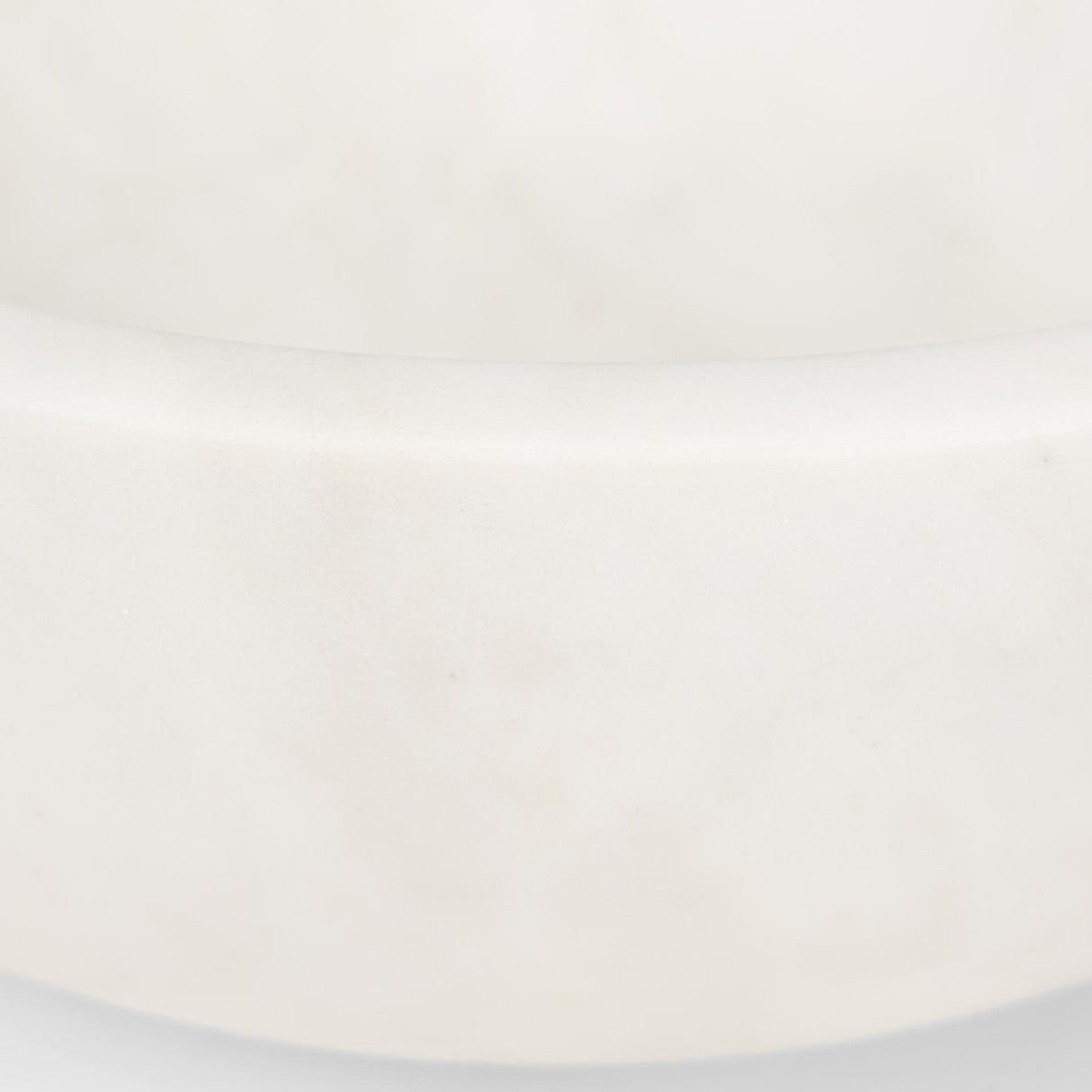 Mercana Katora Large Premium Solid White Marble Bowl