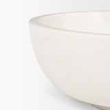 Mercana Katora Large Premium Solid White Marble Bowl