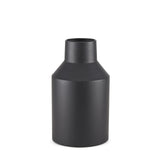Mercana Tosca Small Matte Black Metal Vase