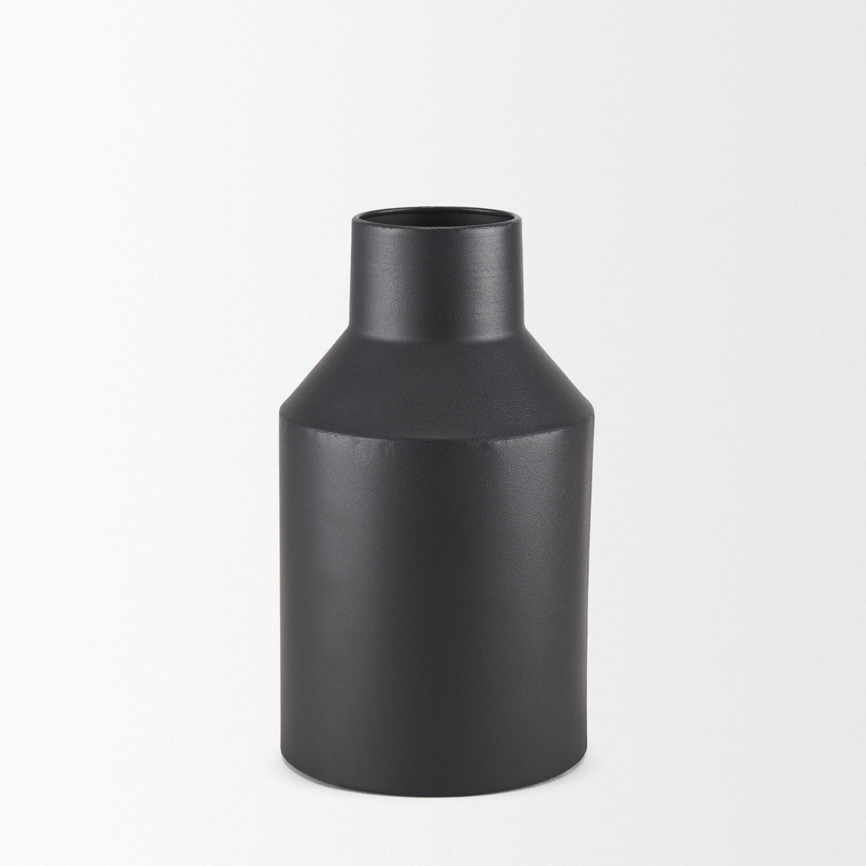 Mercana Tosca Small Matte Black Metal Vase