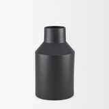 Mercana Tosca Small Matte Black Metal Vase