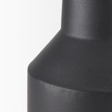 Mercana Tosca Small Matte Black Metal Vase