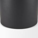 Mercana Tosca Small Matte Black Metal Vase