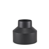 Mercana Tosca Medium Matte Black Metal Vase