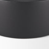 Mercana Tosca Medium Matte Black Metal Vase